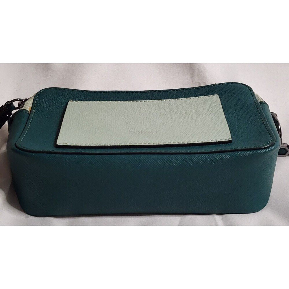 BOTKIER Cobble Hill Small Square CROSS BODY Emerald/Green Combo EuC - Picture 7 of 7